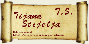 Tijana Stijelja vizit kartica